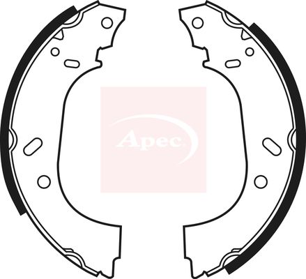 Apec SHU551 Brake Shoe Set - 1