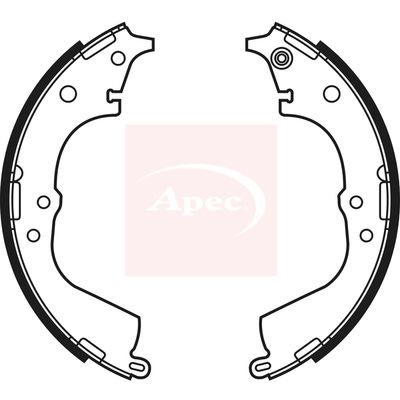 Apec SHU564 Brake Shoe Set - 1