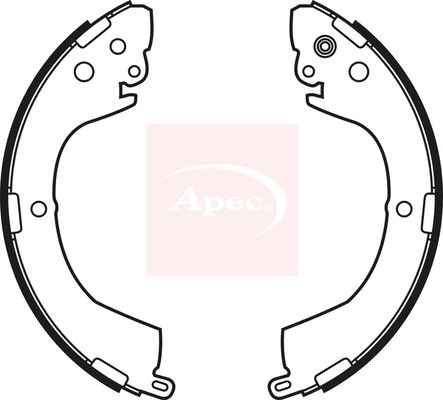 Apec SHU575 Brake Shoe Set - 1