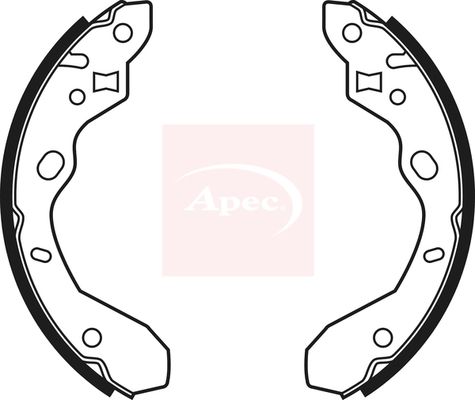 Apec SHU579 Brake Shoe Set - 1