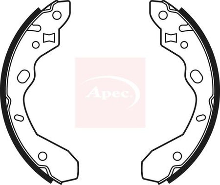 Apec SHU579 Brake Shoe Set - 1