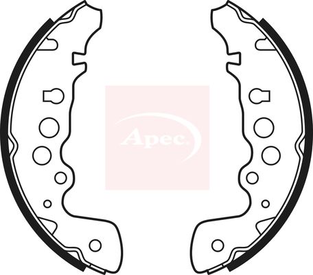 Apec SHU582 Brake Shoe Set - 1