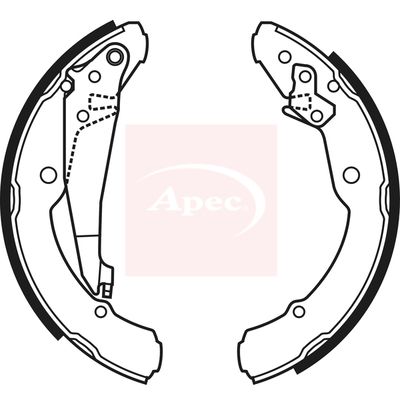 Apec SHU585 Brake Shoe Set - 1