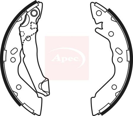 Apec SHU590 Brake Shoe Set - 1