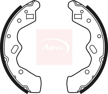 Apec SHU595 Brake Shoe Set - 1