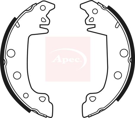 Apec SHU626 Brake Shoe Set - 1