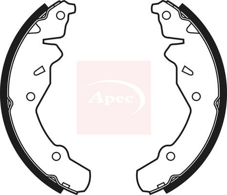 Apec SHU628 Brake Shoe Set - 1