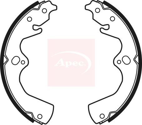 Apec SHU631 Brake Shoe Set - 1