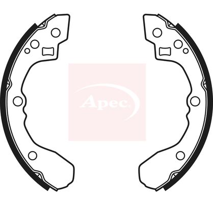 Apec SHU648 Brake Shoe Set - 1
