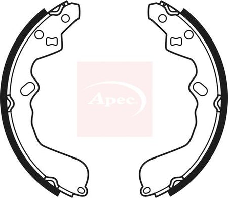 Apec SHU680 Brake Shoe Set - 1
