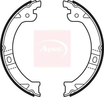 Apec SHU683 Brake Shoe Set, parking brake - 1