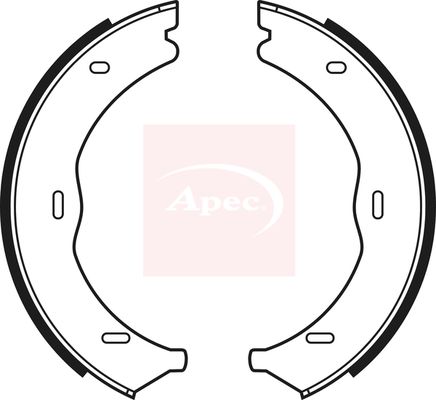 Apec SHU685 Brake Shoe Set, parking brake - 1