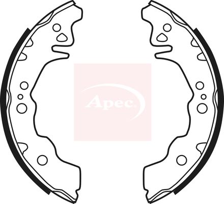 Apec SHU761 Brake Shoe Set - 1