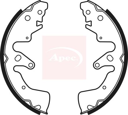 Apec SHU765 Brake Shoe Set - 1