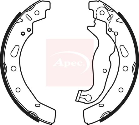 Apec SHU769 Brake Shoe Set - 1