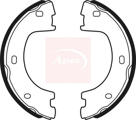 Apec SHU780 Brake Shoe Set, parking brake - 1