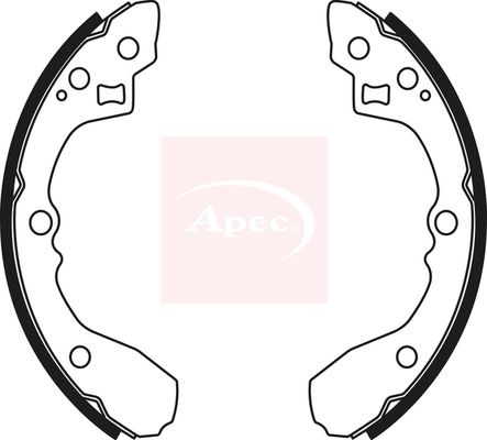 Apec SHU789 Brake Shoe Set - 1