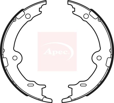 Apec SHU793 Brake Shoe Set, parking brake - 1