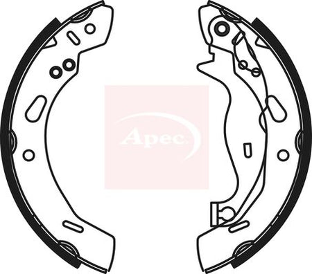 Apec SHU799 Brake Shoe Set - 1