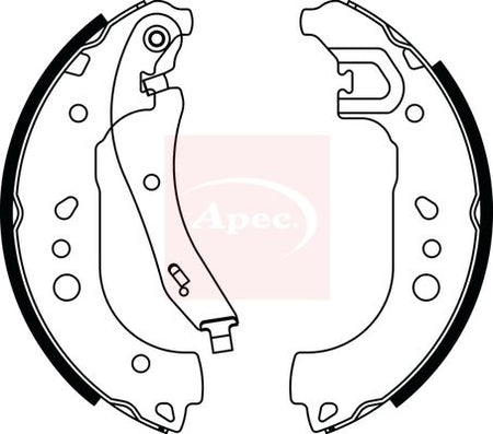 Apec SHU835 Brake Shoe Set - 1