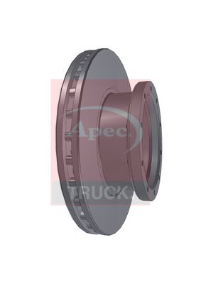 Apec Truck DSK7001 Brake Disc - 1