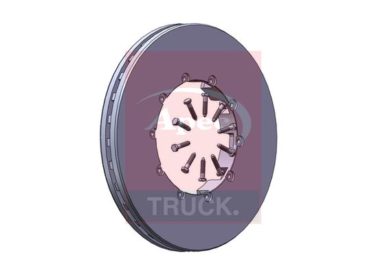 Apec Truck DSK7002 Brake Disc - 1