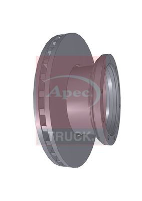 Apec Truck DSK7004 Brake Disc - 1