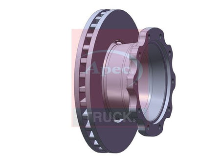 Apec Truck DSK7005 Brake Disc - 1
