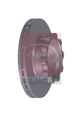 Apec Truck DSK7006 Brake Disc - 1