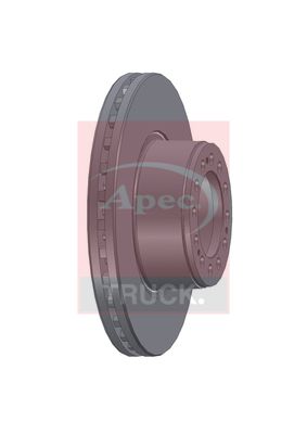 Apec Truck DSK7009 Brake Disc - 1