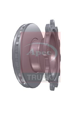 Apec Truck DSK7012 Brake Disc - 1