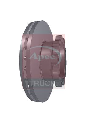 Apec Truck DSK7013 Brake Disc - 1