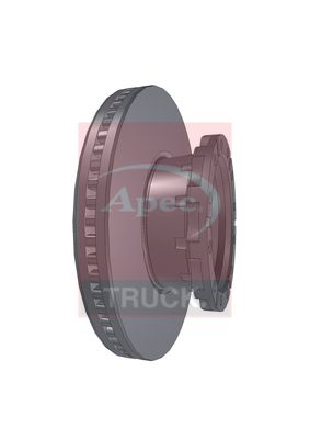 Apec Truck DSK7018 Brake Disc - 1