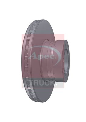 Apec Truck DSK7024 Brake Disc - 1
