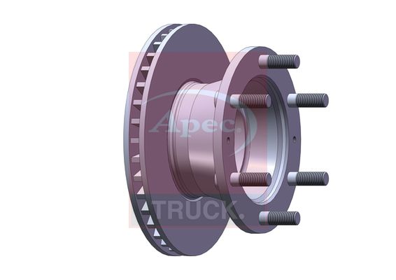 Apec Truck DSK7025 Brake Disc - 1