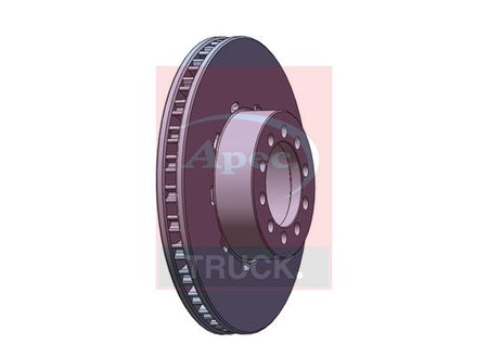 Apec Truck DSK7026 Brake Disc - 1