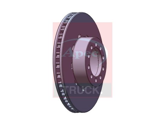 Apec Truck DSK7026 Brake Disc - 1