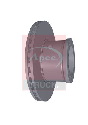 Apec Truck DSK7027 Brake Disc - 1
