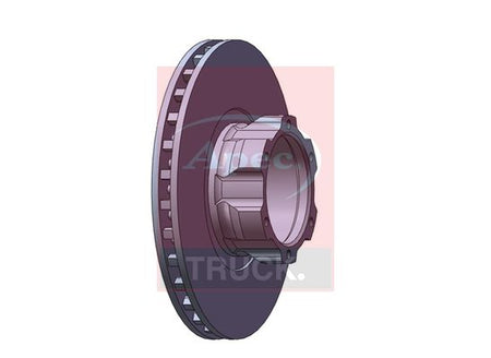 Apec Truck DSK7028 Brake Disc - 1