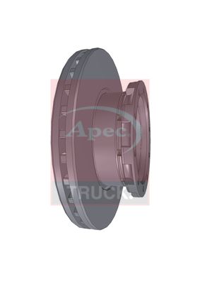 Apec Truck DSK7031 Brake Disc - 1
