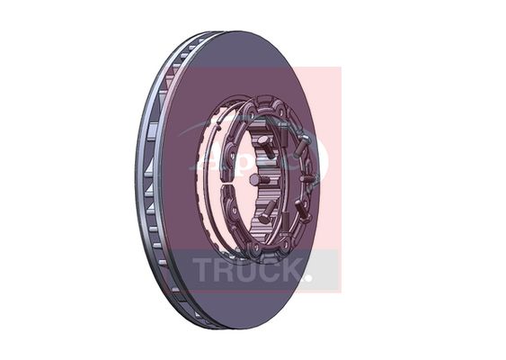 Apec Truck DSK7034 Brake Disc - 1