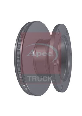 Apec Truck DSK7036 Brake Disc - 1