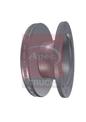 Apec Truck DSK7037 Brake Disc - 1