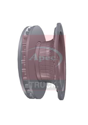 Apec Truck DSK7038 Brake Disc - 1