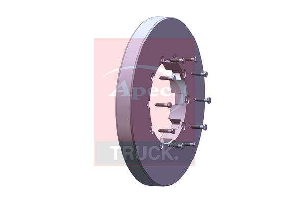 Apec Truck DSK7040 Brake Disc - 1