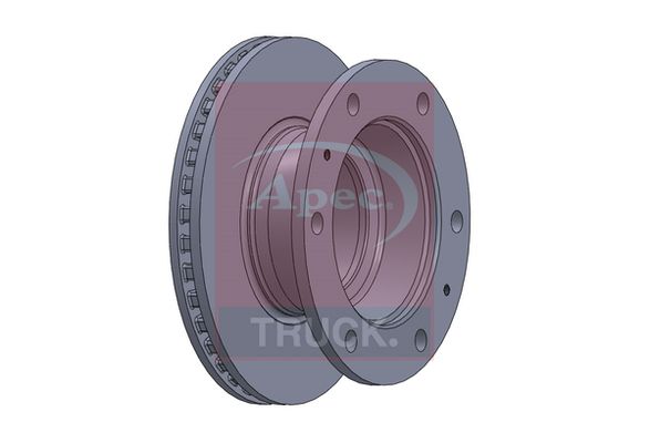 Apec Truck DSK7043 Brake Disc - 1