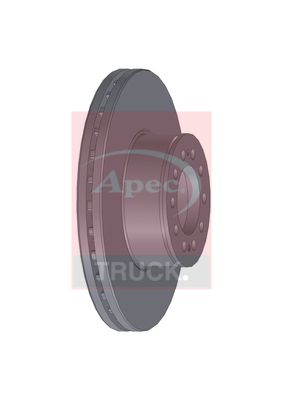 Apec Truck DSK7044 Brake Disc - 1