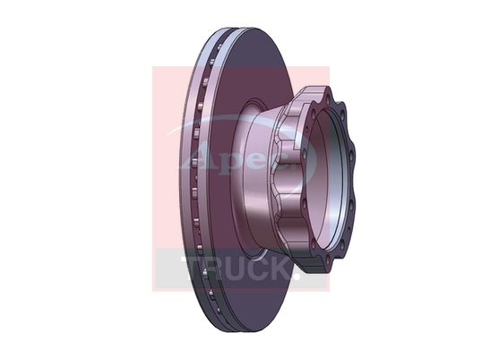 Apec Truck DSK7045 Brake Disc - 1