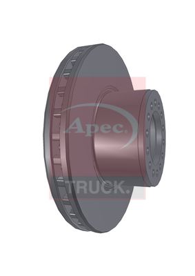 Apec Truck DSK7047 Brake Disc - 1
