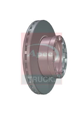 Apec Truck DSK7050 Brake Disc - 1